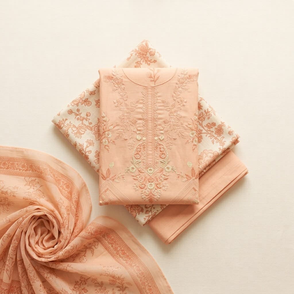Mehr Printed Lawn 3-Piece